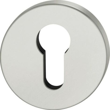 Paire de rosaces de clé 12 1735 Alu.0105 Plaque 7 mm PZ rond (1/3)