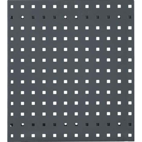 Plaque perforée B450xL500mm grise