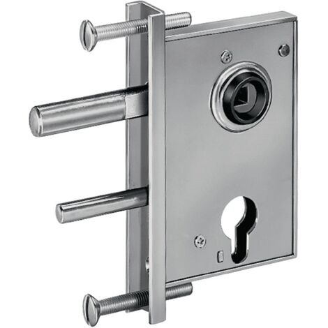 Serrure à grille AMF 107 dimension de l'axe 50 mm galvanisée ( 3311021048 ) (1/5)