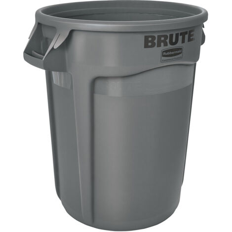 Fût polyvalent gris 121 l PE D. extérieur 560xH692 mm RUBBERMAID (1/5)