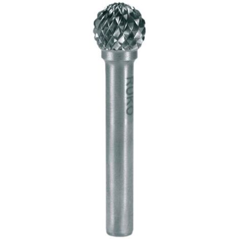 Fraise à tige KUD, diamètre de la tige 6 mm, diamètre de la tête 16 mm, longueur de la tête 14,4 mm, en carbure HSS, revêtement noir KVZ 4