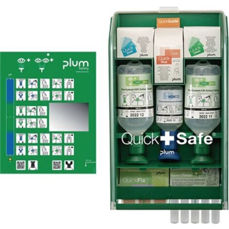 Boîte QuickSafe complète remplie, protégée contre la poussière (1/3)