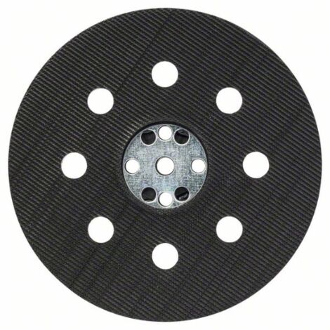 Bosch – Plateau de ponçage mi-dur 115 mm – Pour ponçage de peinture et mastic – Géométrie en forme de pagode pour finition parfaite