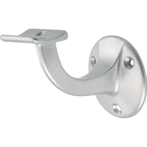 Support de rampe 3500 aluminium argent anodisé D. plaque murale 56 mm