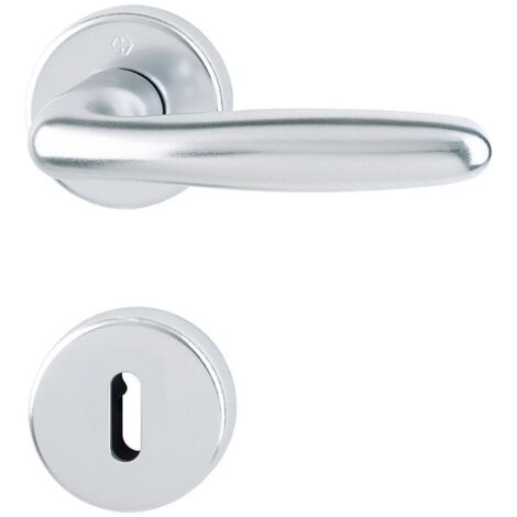 Rosette de porte Verona 1510/42KB/42KBS en aluminium F1 OB DIN L/R D/D