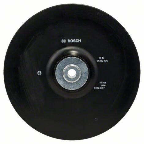 Plateau de poncage Standard M14 (Diametre 230mm) Bosch