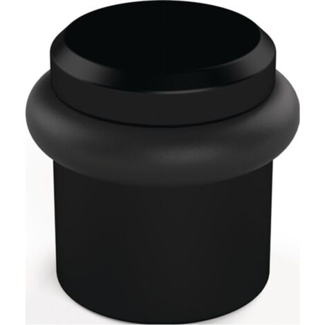 Amortisseur de porte de sol 4735 D.39mm H.36mm en alu noir avec fixation par chevilles (1/3)