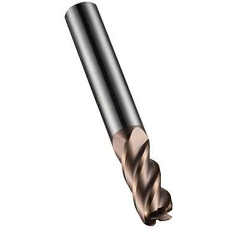 Fraise à arête S523 DORMER D.4mm R.0,5mm HM TiSiN 40 degrés Z.4 (1/5)
