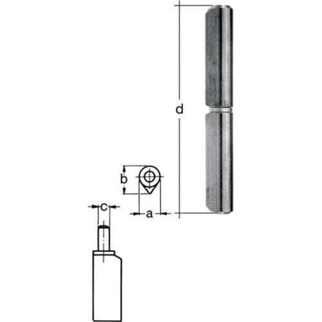 Rouleau profilé Largeur du bandeau : 180 mm, Ø de l'axe : 14 mm