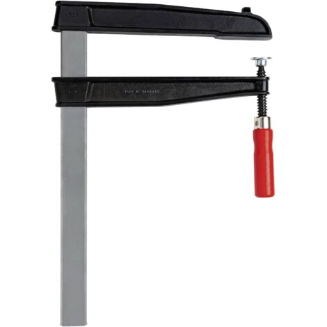 Étau à vis de serrage profond TGNT, largeur de serrage 400 mm, longueur 300 mm, poignée en bois 45x12 mm