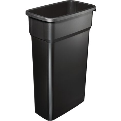 Collecteur de recyclage 70l H730xL490xP290mm noir