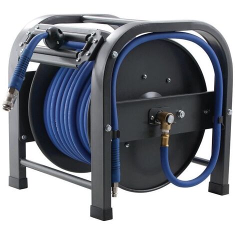 Enrouleur pneumatique 30m avec retour automatique – Tissu PU MESH flexible – Pression max 20 bar – Raccord 7,2mm – 200556 – Aerotec (1/5)