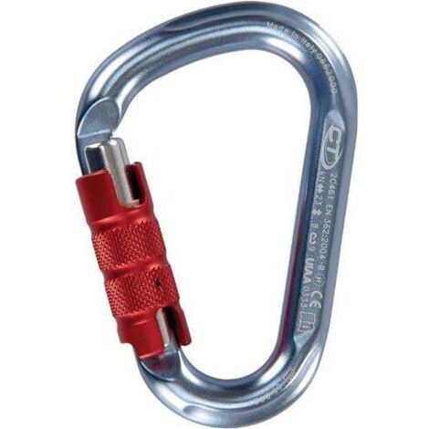 HMS-Carabiner Snappy TG L112xB73ca.mm Aluminium anodisé. EN362 Classe B, EN12275 Classe H (1/4)