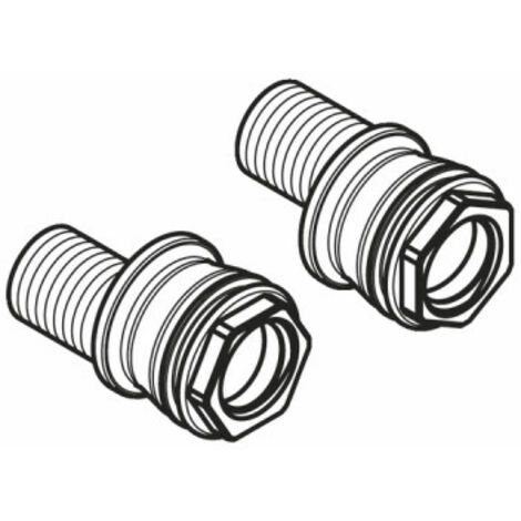 Hansgrohe – Raccord de robinetterie pour mitigeur – Filetage entrée 1/2'' – Fixation rapide – Pour colonne showerpipe (1/2)