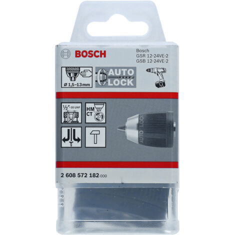 Mandrin à serrage rapide Bosch jusqu'à 13 mm, 1,5 à 13 mm, 1/2 à 20, ill. n° 6 - 2608572182