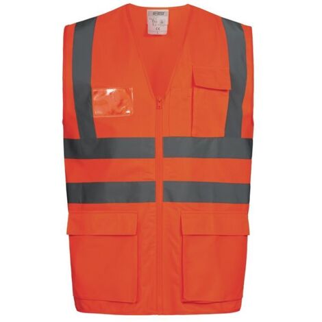 Veste de signalisation EWALD taille XXXL orange EN ISO 20471 Kl.EN ISO 13688 (1/4)