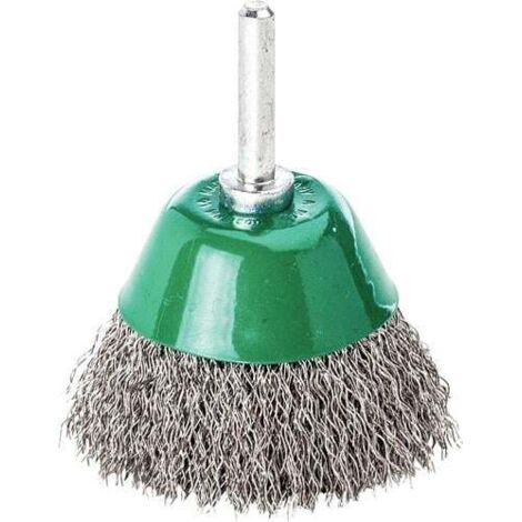 Brosse de surface D.50mm, tige de 6mm, fil de 0,3mm, VA, 10500 min(unknown)¹ (1/4)