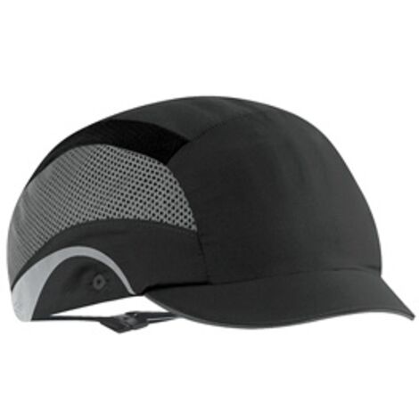 Casque de sécurité Aerolite® 53-64cm noir longueur de visière environ 25mm EN 812:2012 (1/7)