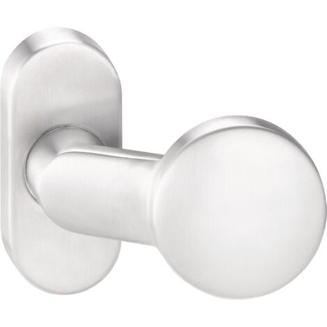 Poignée de porte profilée edi 2033/1610 Matériau VA EST Carré 8mm fixe/rotatif - 2033/1610/00 (1/3)