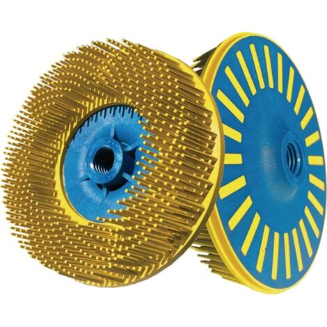 Brosse ronde Sunburst Ø115mm M14 Épaisseur de fil 1,25mm Ku.K.80 12000tr/min 5 (1/2)