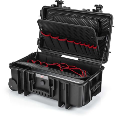 KNIPEX 00 21 33 LE Mallette à outils « Robust26 Move » vide 225 mm