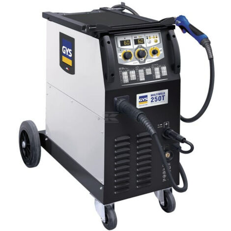 Poste à souder MIG/MAG MULTIWELD 250T – 40-250 A – Soudage acier, inox, aluminium – Panneau numérique pour réglages précis
