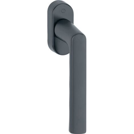 Poignée de fenêtre Hambourg 0700L/U26 Alu.F9714M noir ma 32-42mm Stand.HOPPE (1/3)