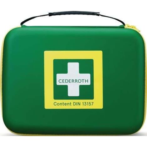 Trousse de premiers secours B310xH2247xP80ca.mm verte CEDERROTH (1/5)