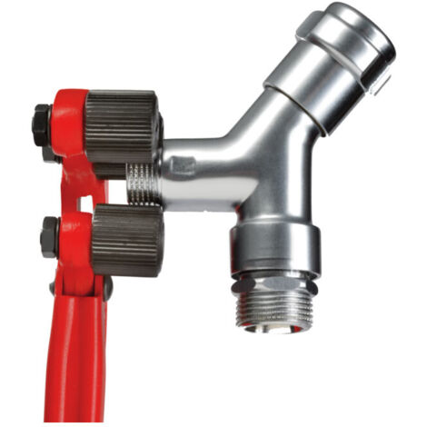 Rothenberger – Dispositif de nettoyage de filetage 3/8-2" – Pour filets cylindriques et coniques – Roues en acier trempé pour longévité – Nettoyage rapide et efficace