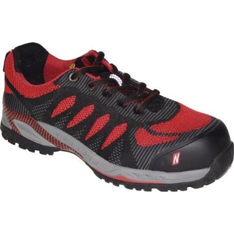 Chaussure de sécurité PRO STEP Taille 45 W.11 noir/rouge S1P SRC EN 20345, EN 61340-4-3 (1/4)