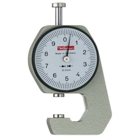 Appareil de mesure de poche pour épaisseur K 15 0-10mm Abl. 0,1mm plan 6,35mm (1/3)