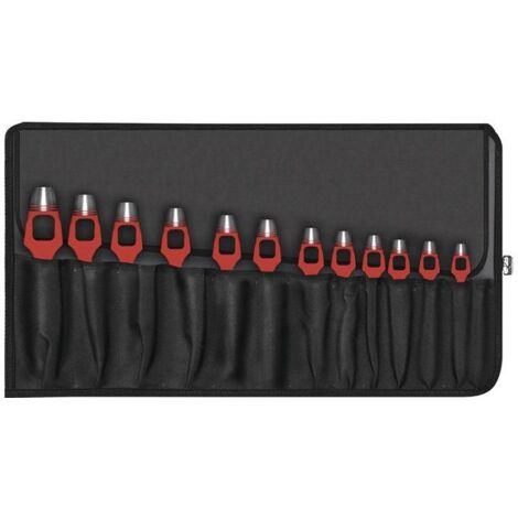 Jeu d'emporte-pièces DIN 7200-A 8 pièces – Lames trempées pour découpe précise – Étui enroulable pour rangement facile (1/2)