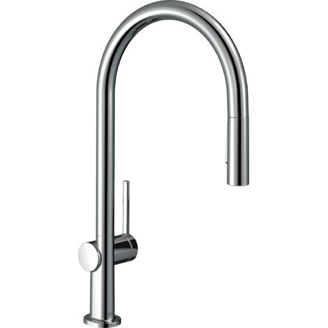 Hansgrohe – Mitigeur de lavabo 210 Talis M549 – 2 jets – douchette extractible – finition chromée – plage de rotation 360° – système de mélange céramique