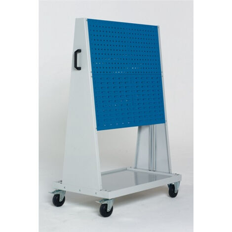 Chariot d'atelier H1600xL1000xP650mm gris clair (1/5)