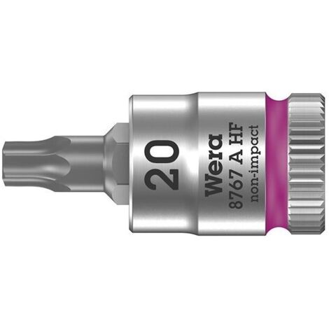 Embout de clé à douille 8767 A HF TORX® 1/4 de pouce T20 L.28mm (1/5)