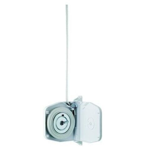Enrouleur de sangle encapsulé Ku. blanc Gurt-B.14mm pour sangle L.4-5m (1/5)