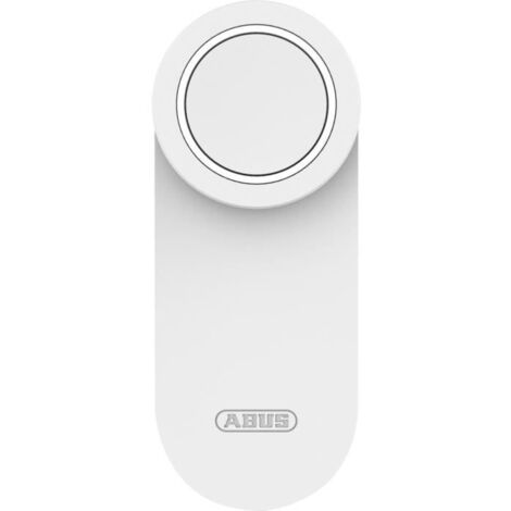 Serrure électronique pour porte LOXERIS One avec application/code/empreinte digitale/pression de bouton, blanc (1/5)