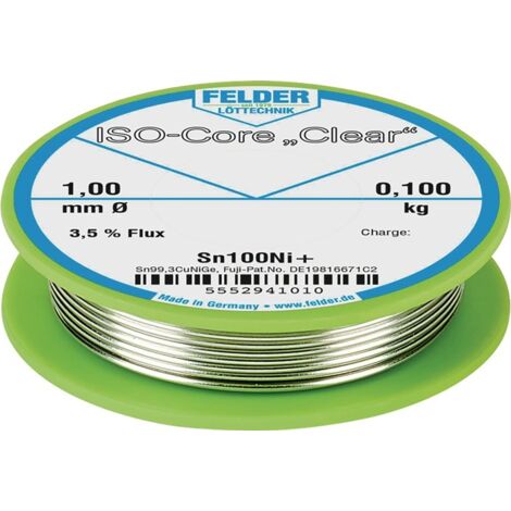 Fil à souder ISO-Core® Clear 2mm 250g Sn100Ni+ CHAMPS (1/2)