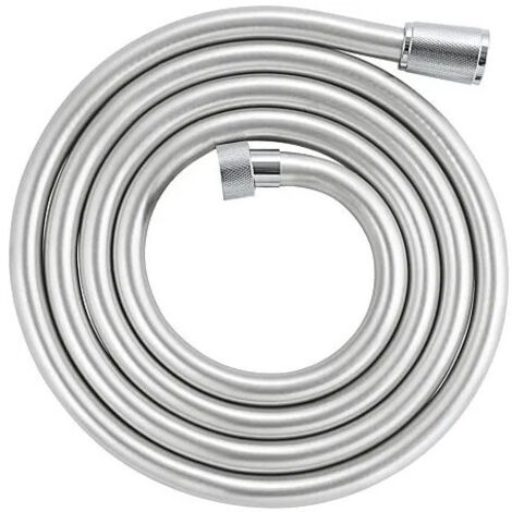 Flexible de douche 2m anti-torsion – Revêtement chromé GROHE StarLight – Raccord universel 1/2'' x 1/2'' – 27137001