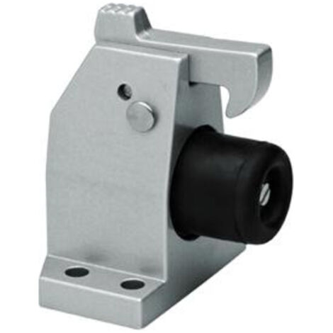 Support de porte de porte 3871 0000 22 LM argent laqué. Montage au sol (1/3)