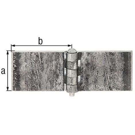 Charnière 40x60mm STA brut 5mm (1/4)