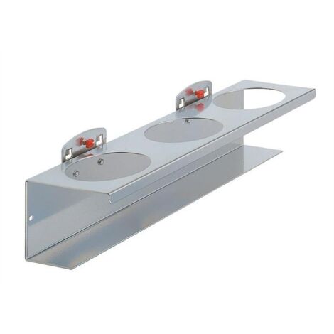 Support pour boîtes 3-f. B.300mm D.70mm pour plaques perforées (1/5)