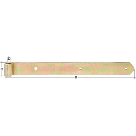 Sangle de chargement L.700x16x45mm S.5mm STA galvanisée, revêtue, passe-d. D.16mm rond