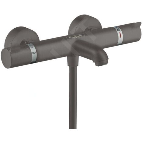 Hansgrohe Ecostat Comfort - Mitigeur de baignoire, noir chromé brossé 13114340