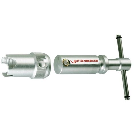 Rothenberger – Adaptateur RO-QUICK pour baignoires et lavabos – Fixation instantanée – Compatible clé à bonde – Outil de vissage avec cames d'arrêt