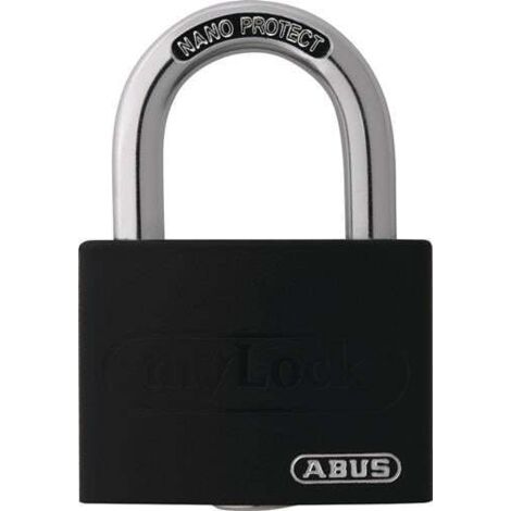 ABUS, Cadenas, inscriptible, T65AL/40, lot de 12, noir