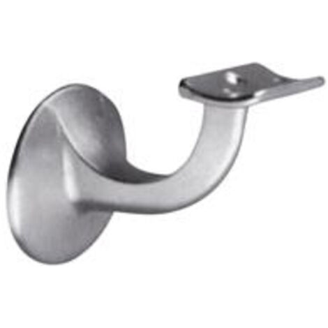 Support de rampe VA avec plaque murale D. 55 mm, repose incurvé (1/3)
