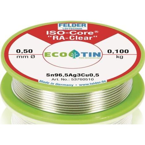 Fil de soudure 0,5mm 100g Sn96,5Ag3,0Cu0,5 (1/2)