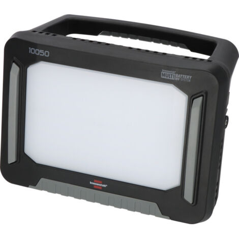 Brennenstuhl – Projecteur hybride LED de chantier 100W 12500 lm – Système Multi Battery 18V – IP54 pour chantiers humides – Câble H07RN-F 5m (1/10)