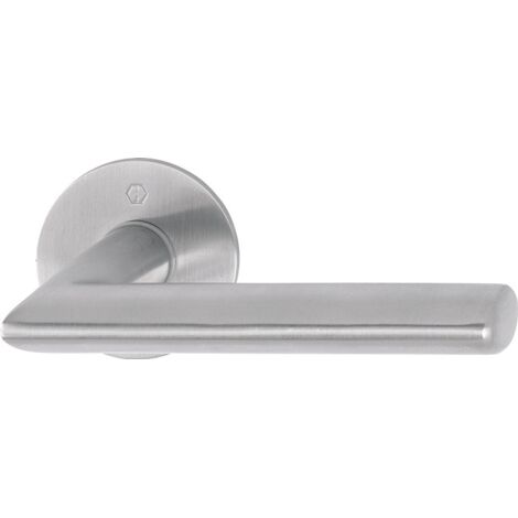 Paire de poignées de porte Stock.E1140Z/849N VA F69 avec rosaces de poussée 4-KT.8mm